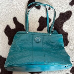 Coach Turquoise Shoulder Bag